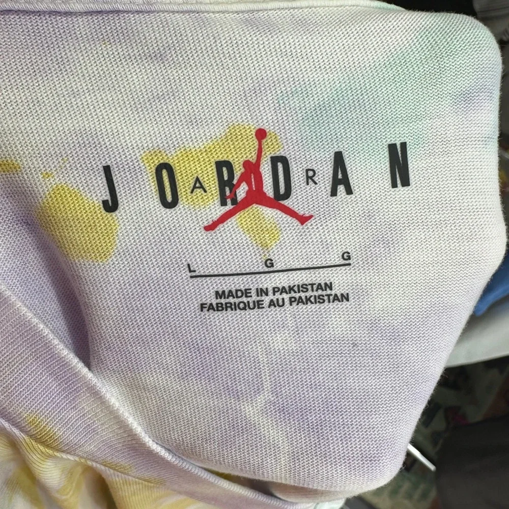 Air Jordan Men's Sport DNA '85 Retro 1‎ Tie Dye T-Shirt Sz LARGE RETAIL $50